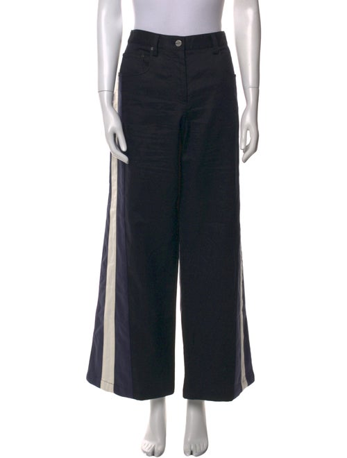 TWP Striped Wide Leg Pants