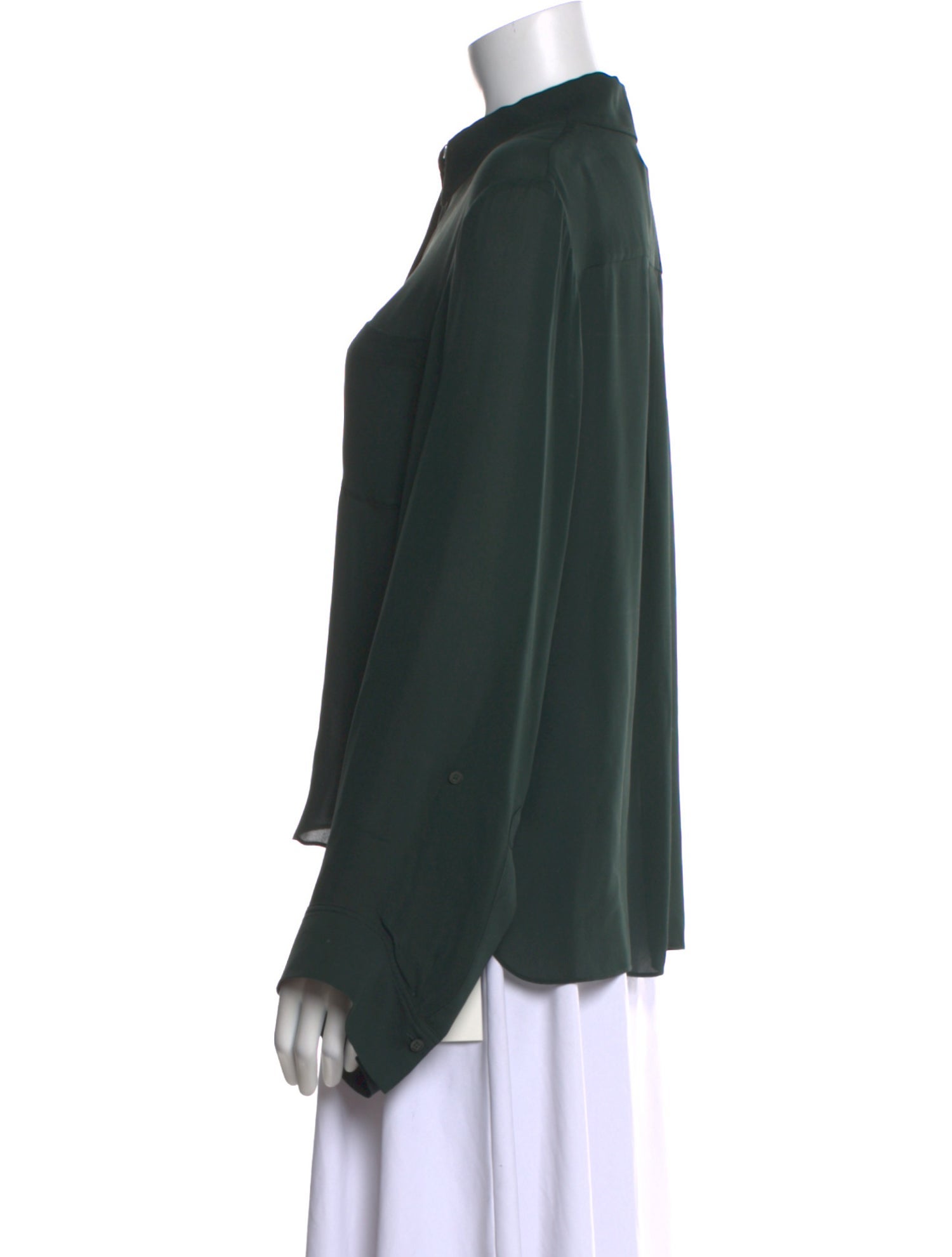 TWP Silk Long Sleeve Blouse