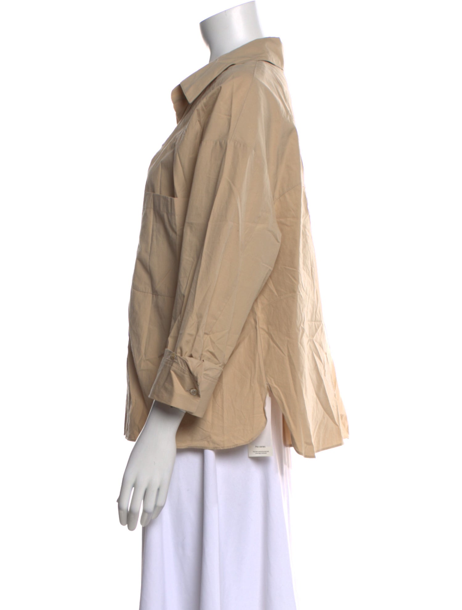 TWP V-Neck Three-Quarter Sleeve Blouse