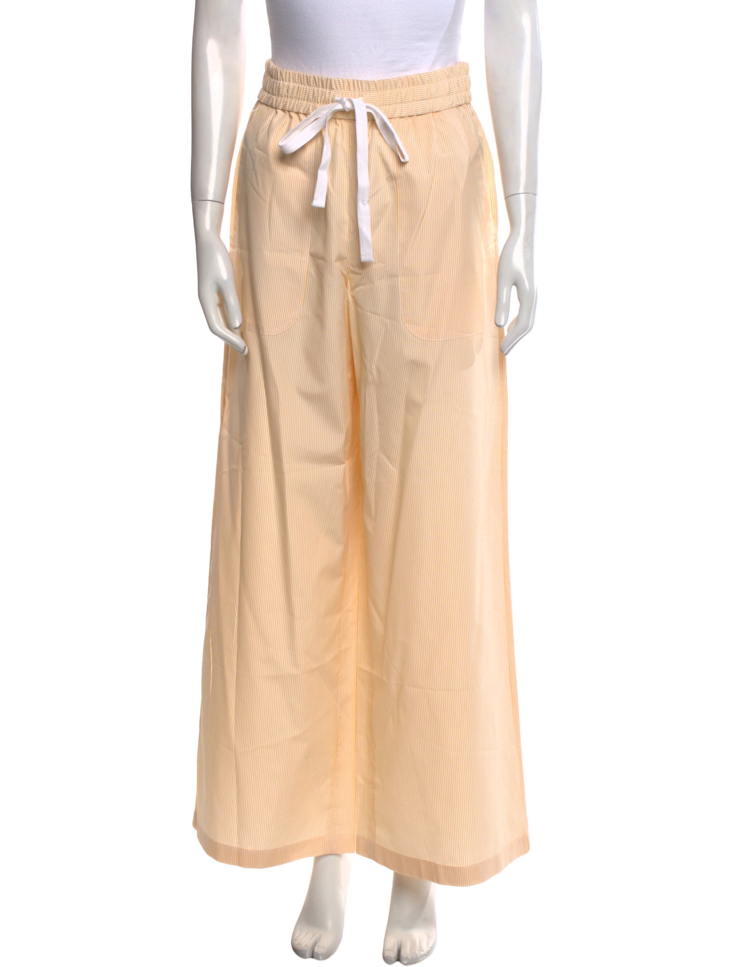 TWP Striped Wide Leg Pants
