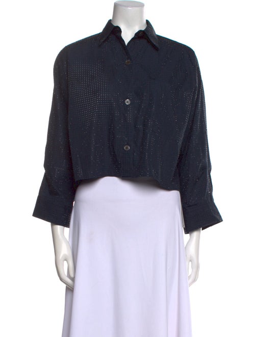 TWP Long Sleeve Crop Top