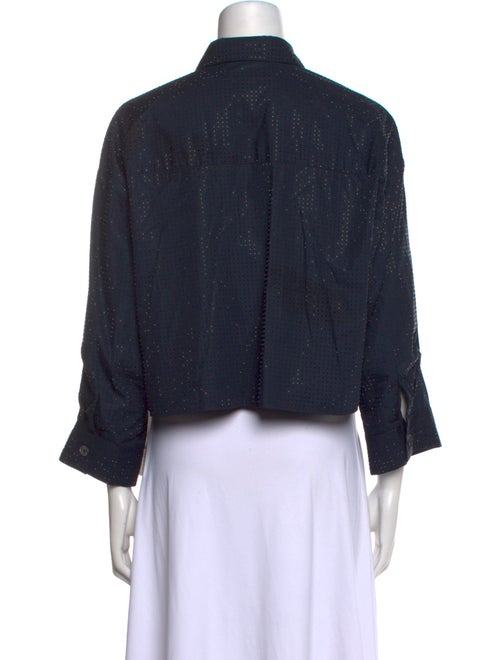 TWP Long Sleeve Crop Top