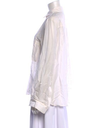 TWP Long Sleeve Button-Up Top