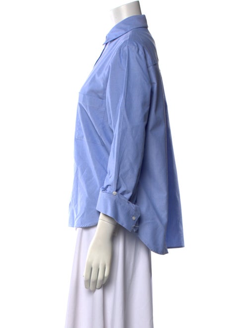 TWP Three-Quarter Sleeve Button-Up Top