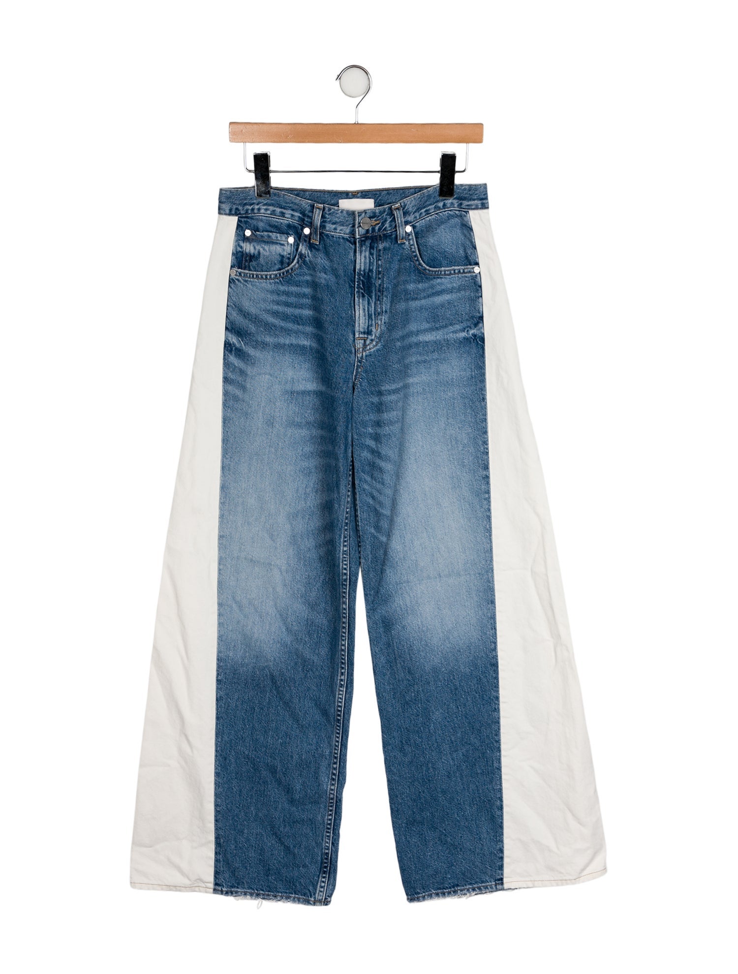TWP High-Rise Wide Leg Jeans