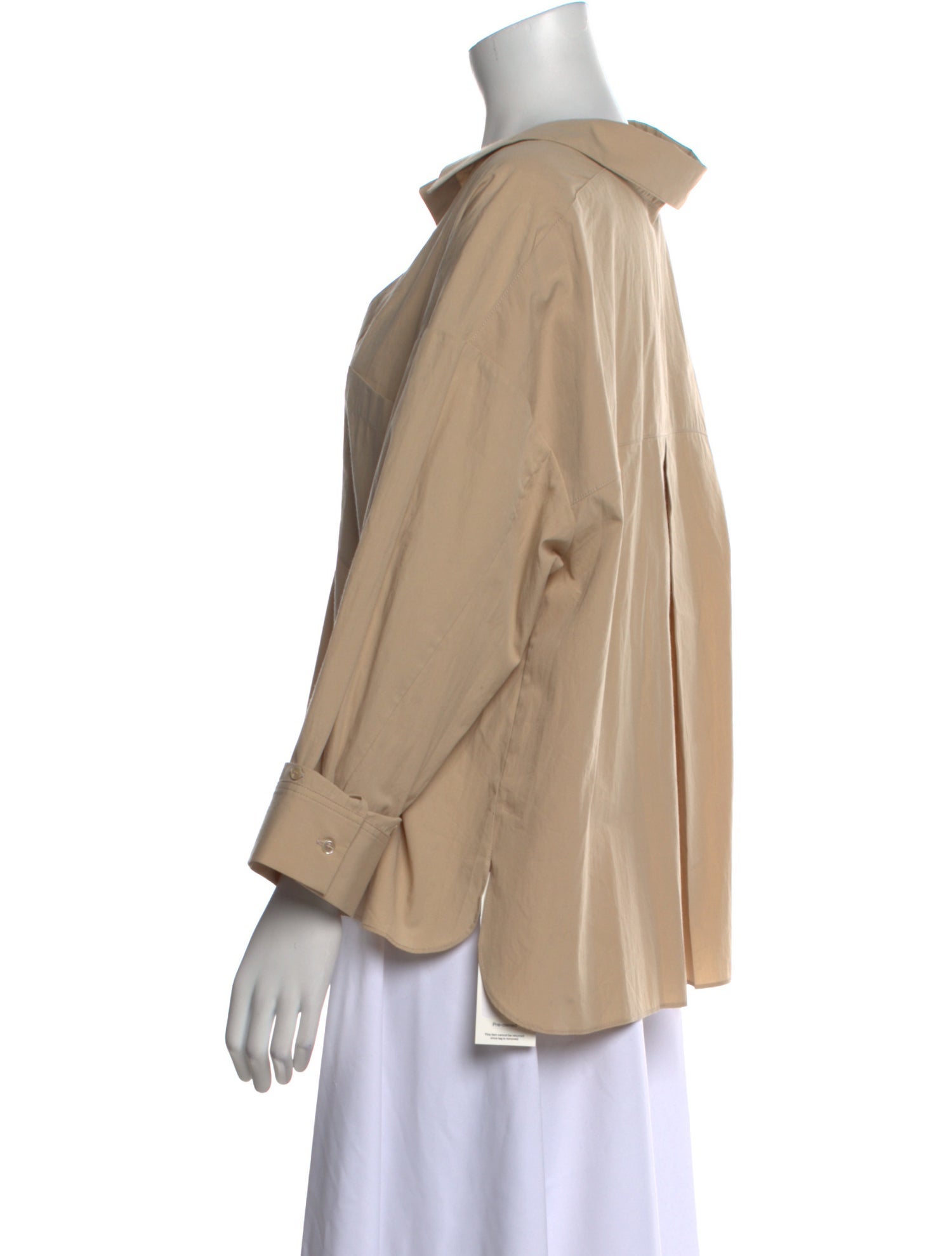 TWP Three-Quarter Sleeve Button-Up Top