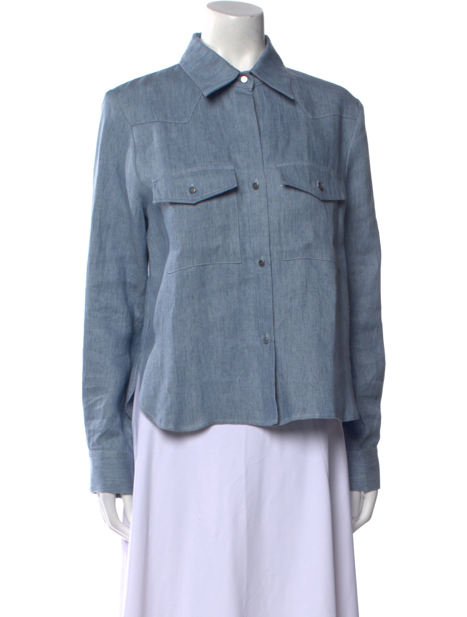 TWP Hemp Long Sleeve Button-Up Top w/ Tags