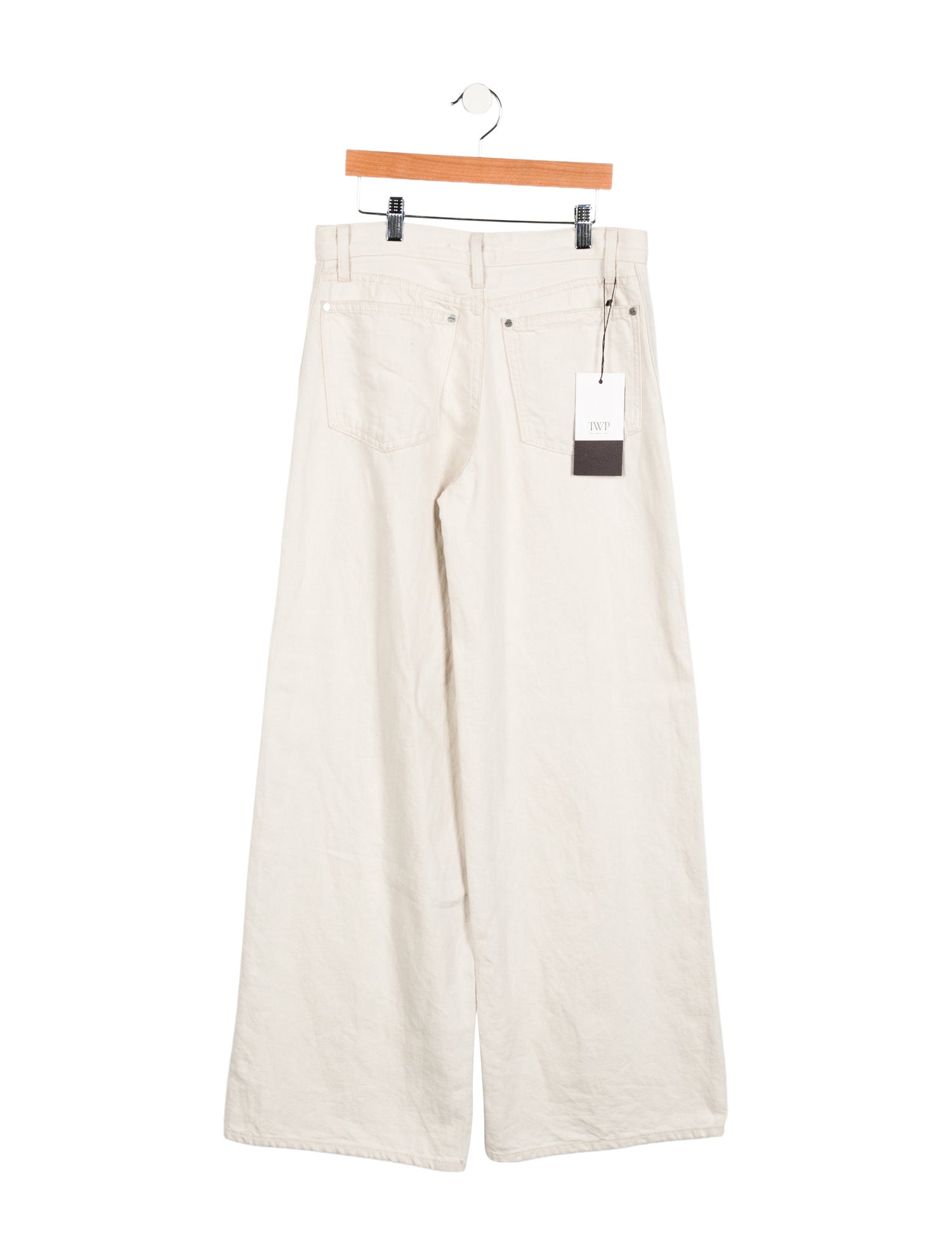 TWP Mid-Rise Wide Leg Jeans w/ Tags