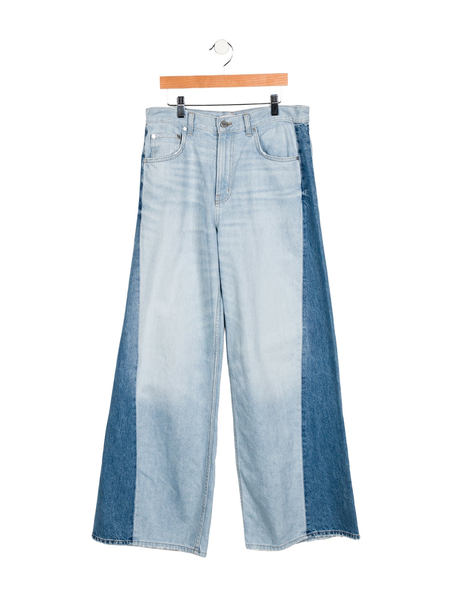 TWP High-Rise Wide Leg Jeans