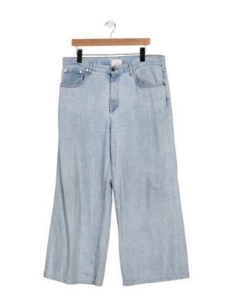 TWP Mid-Rise Wide Leg Jeans