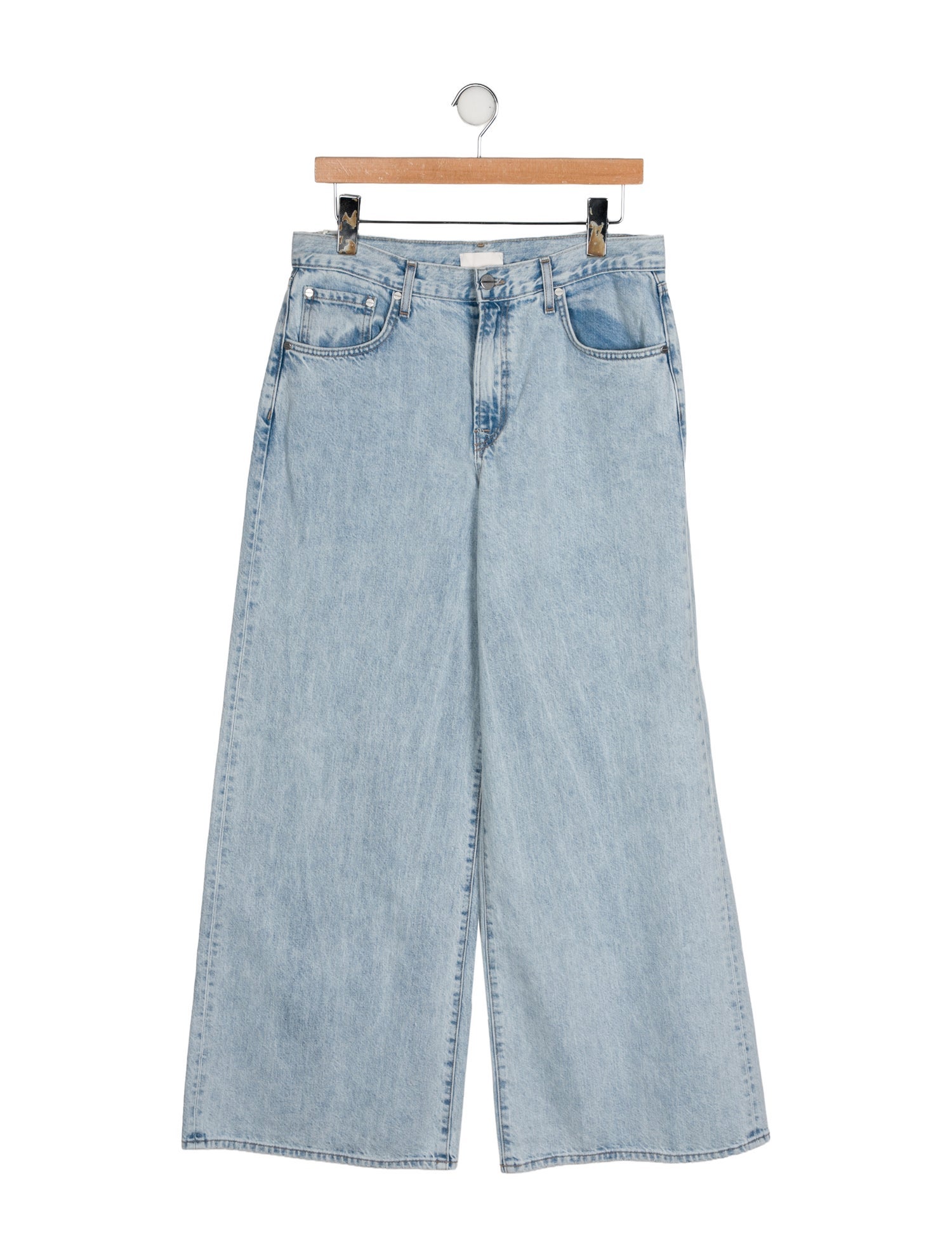 TWP High-Rise Wide Leg Jeans