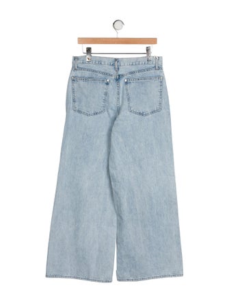 TWP High-Rise Wide Leg Jeans