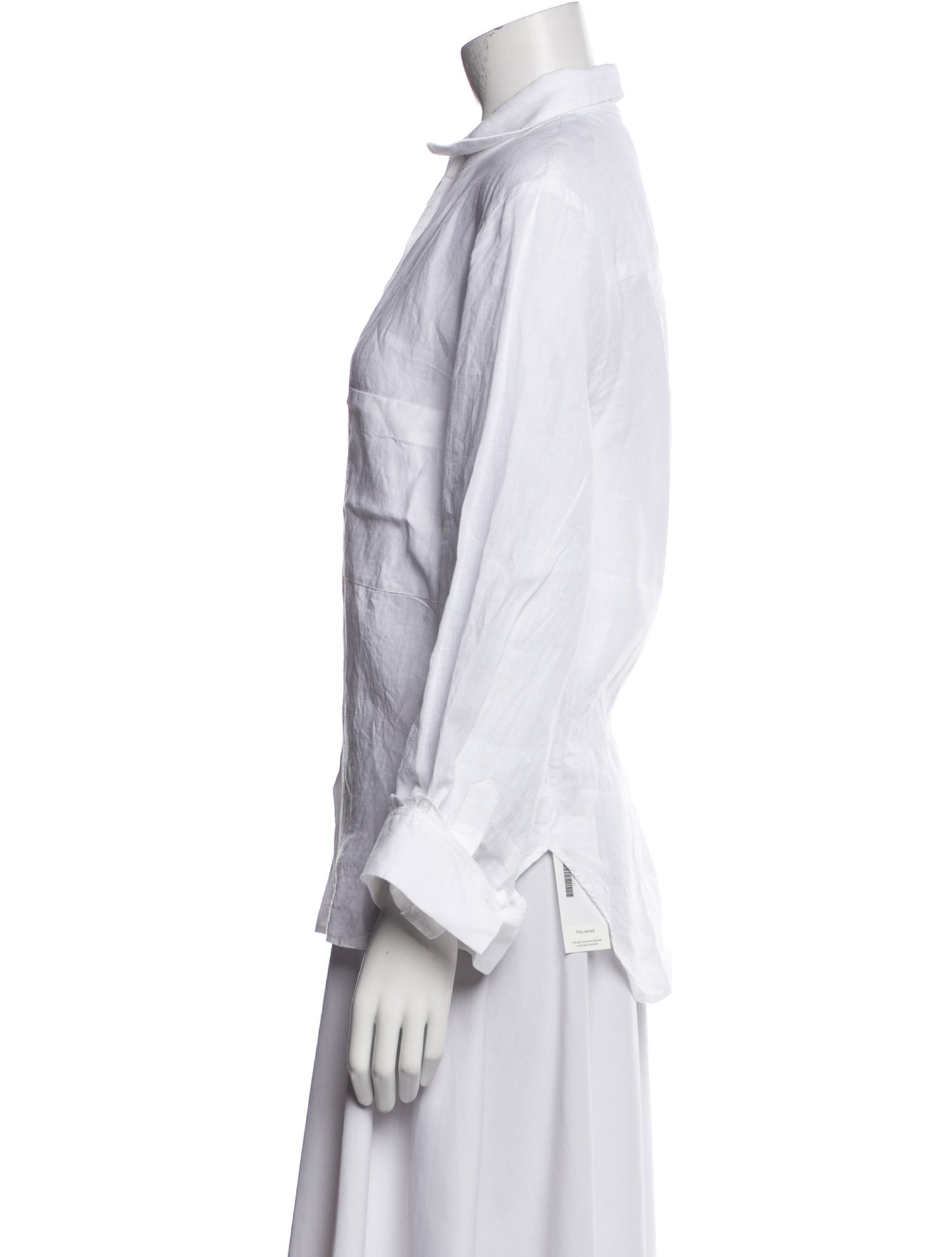 TWP Linen Long Sleeve Button-Up Top