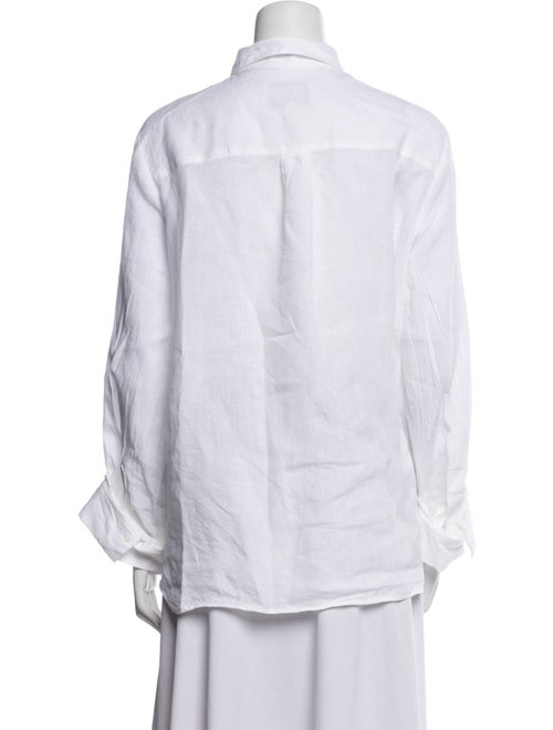 TWP Linen Long Sleeve Button-Up Top
