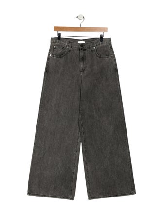 TWP High-Rise Wide Leg Jeans