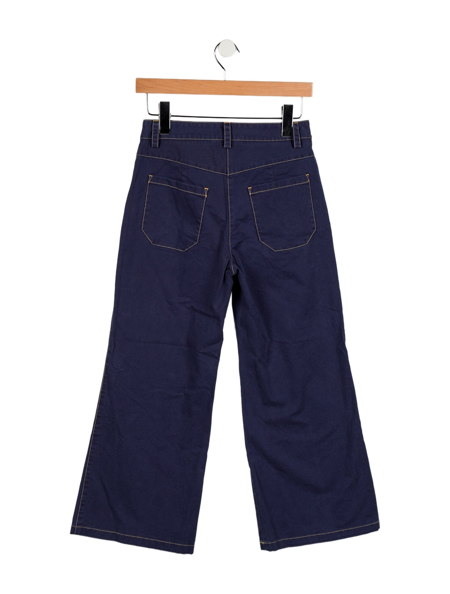 TWP Mid-Rise Wide Leg Jeans
