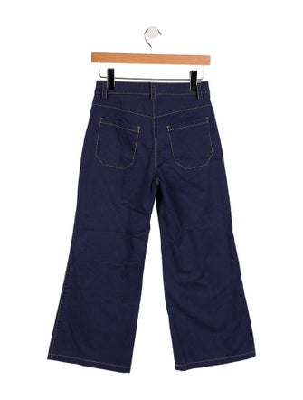 TWP Mid-Rise Wide Leg Jeans
