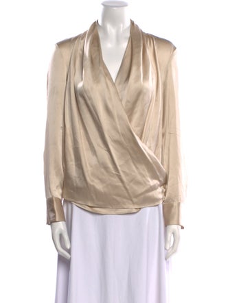 TWP Silk Cowl Neck Blouse