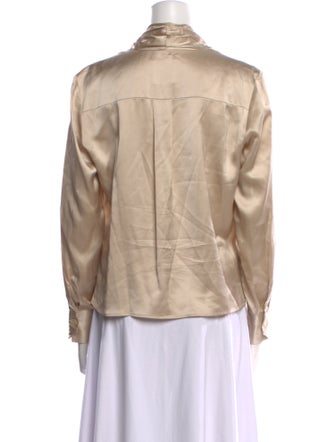 TWP Silk Cowl Neck Blouse