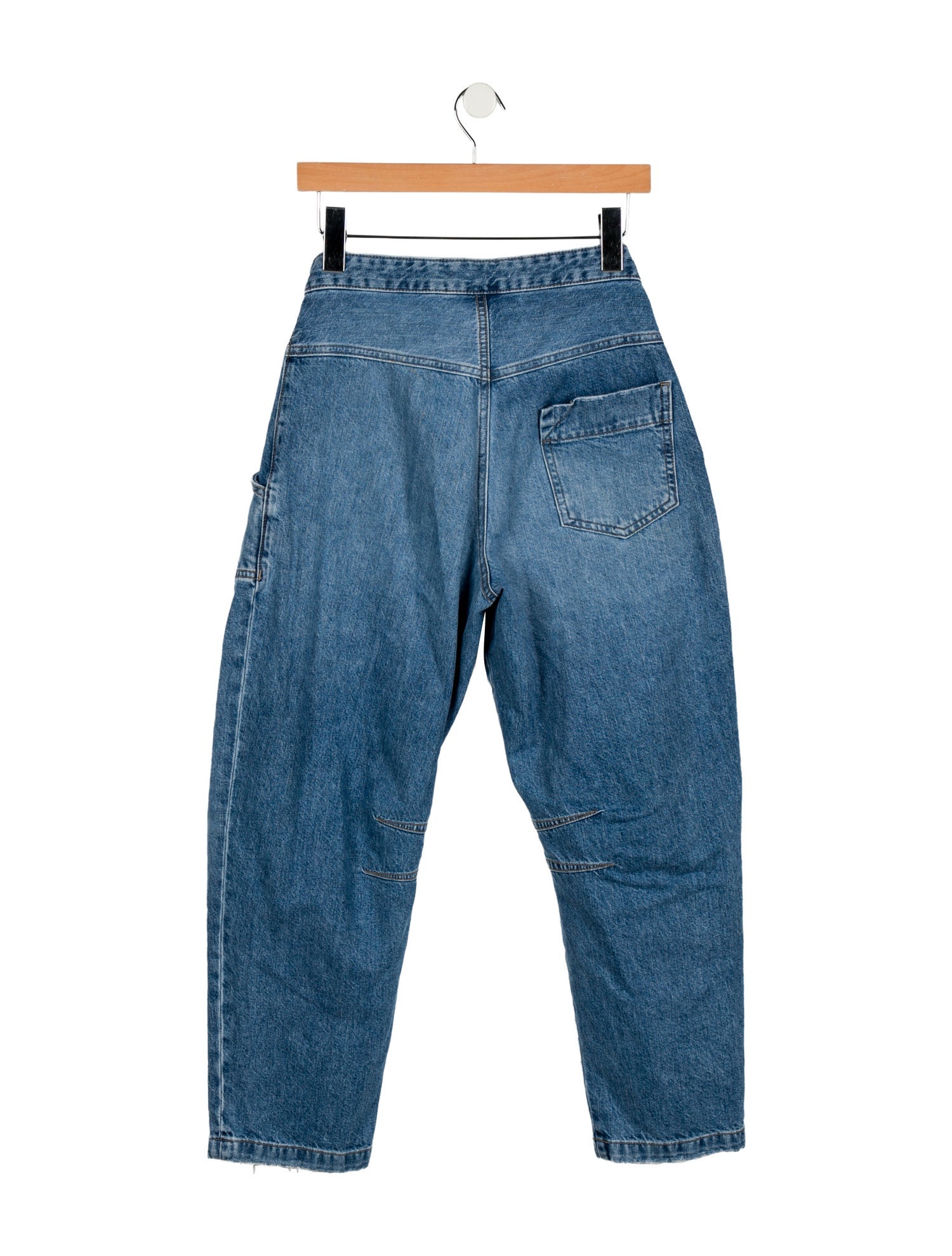 TWP Mid-Rise Straight Leg Jeans