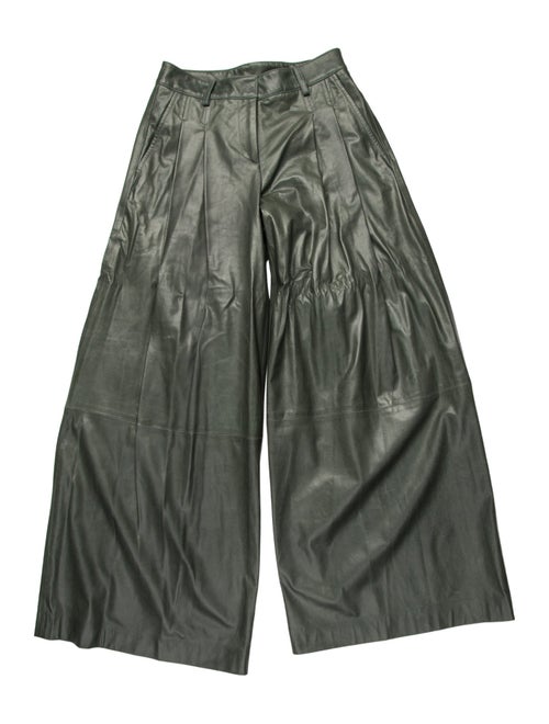 TWP Lambskin Wide Leg Pants