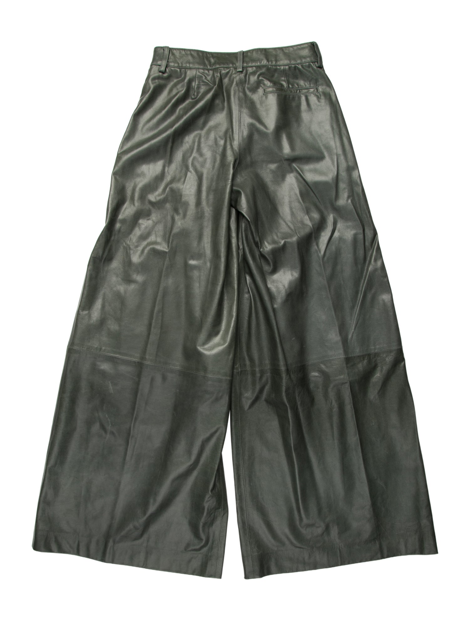 TWP Lambskin Wide Leg Pants