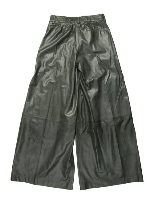 TWP Lambskin Wide Leg Pants
