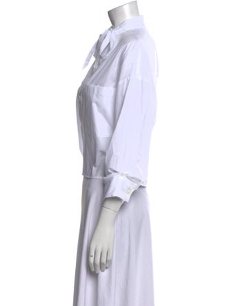 TWP Three-Quarter Sleeve Button-Up Top