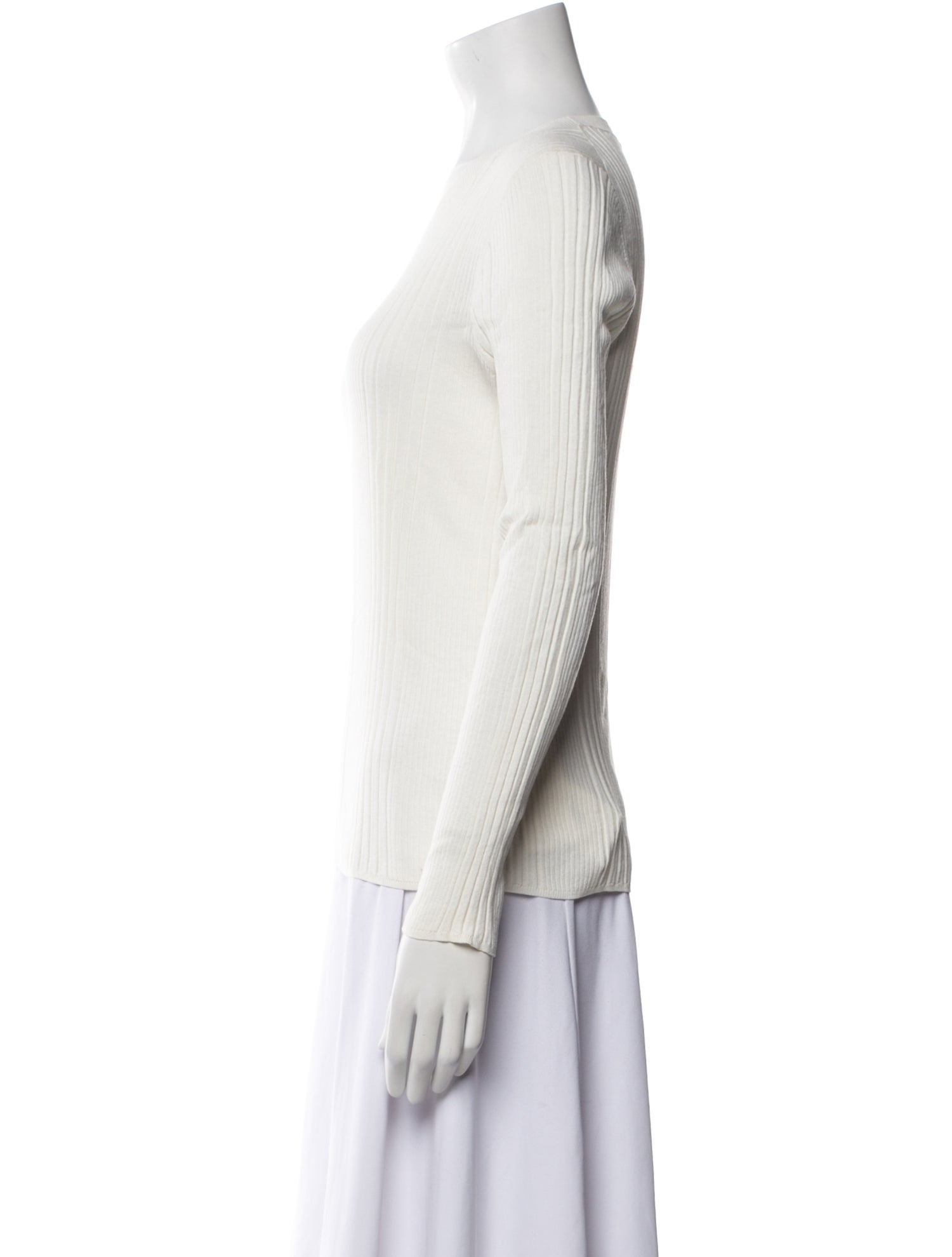 TWP Scoop Neck Long Sleeve Top