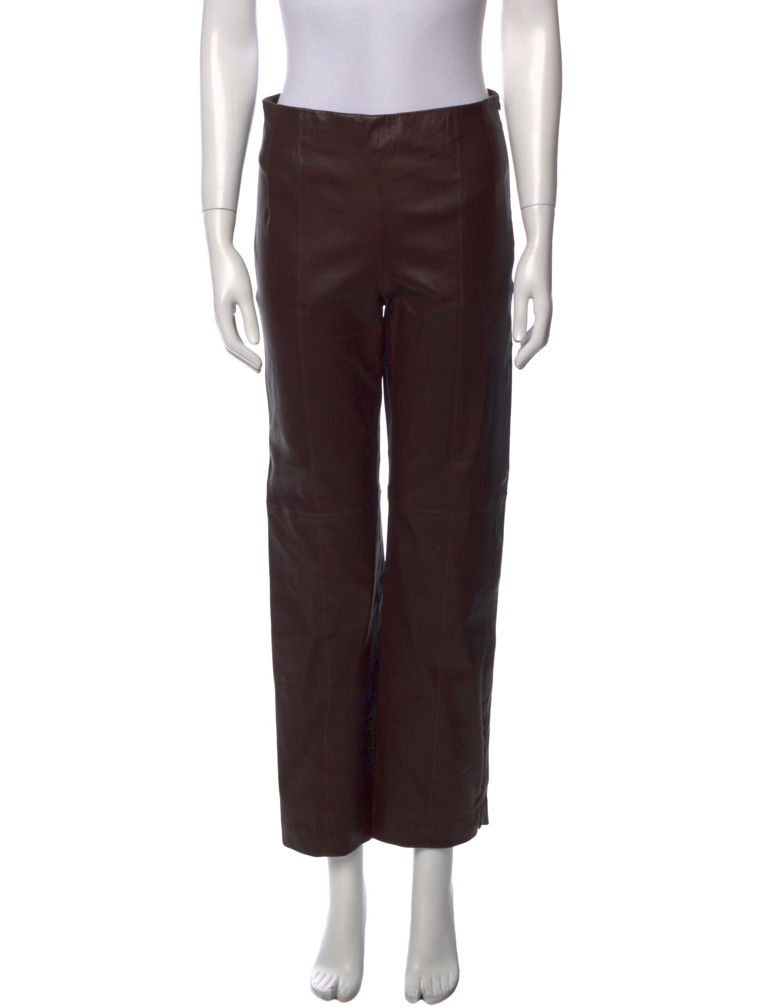 TWP Lambskin Straight Leg Pants