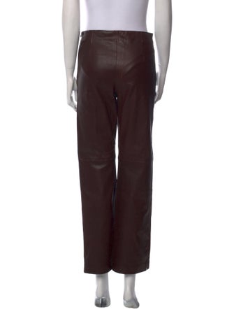 TWP Lambskin Straight Leg Pants