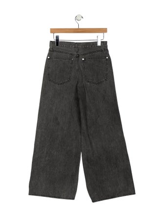 TWP High-Rise Wide Leg Jeans