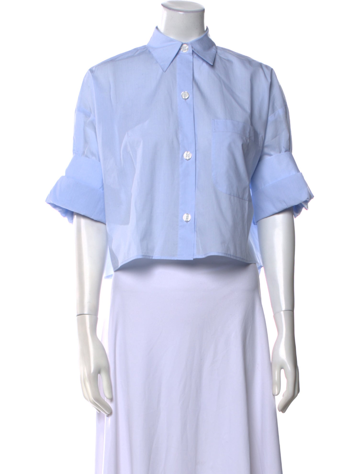 TWP Short Sleeve Crop Top