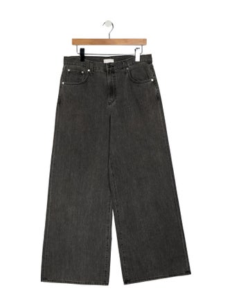 TWP High-Rise Wide Leg Jeans