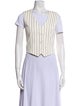 TWP Striped Vest