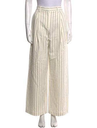TWP Striped Wide Leg Pants