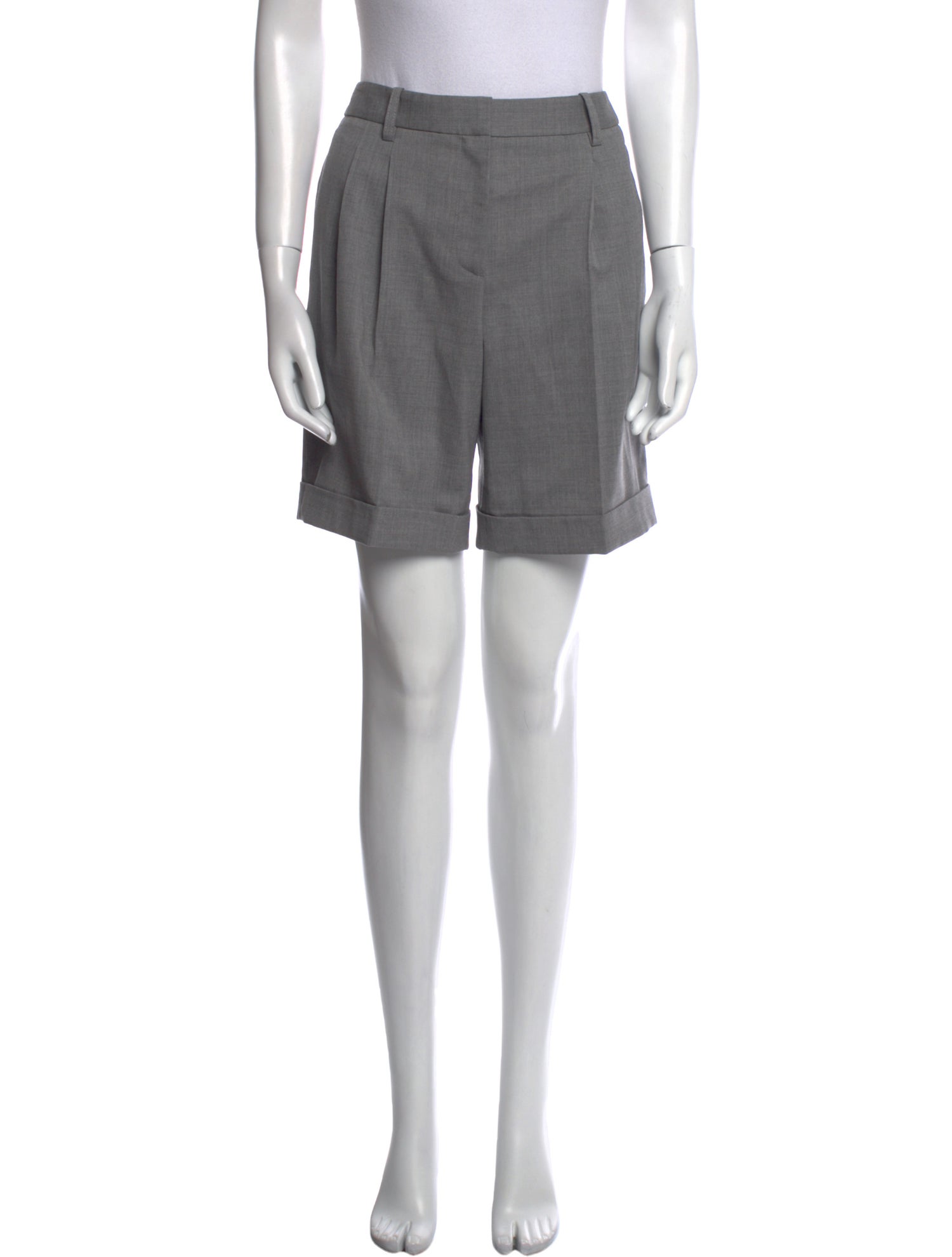 TWP Virgin Wool Knee-Length Shorts