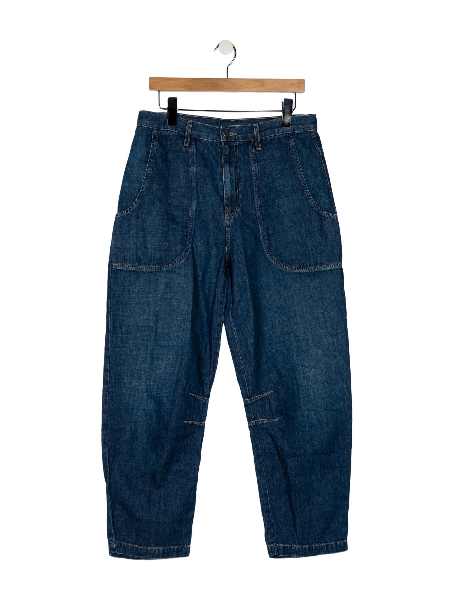 TWP High-Rise Straight Leg Jeans