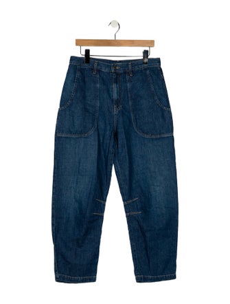 TWP High-Rise Straight Leg Jeans
