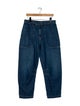 TWP High-Rise Straight Leg Jeans