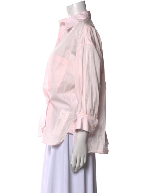 TWP Three-Quarter Sleeve Button-Up Top