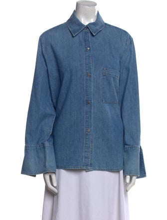 TWP Long Sleeve Button-Up Top