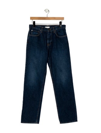 TWP Mid-Rise Straight Leg Jeans