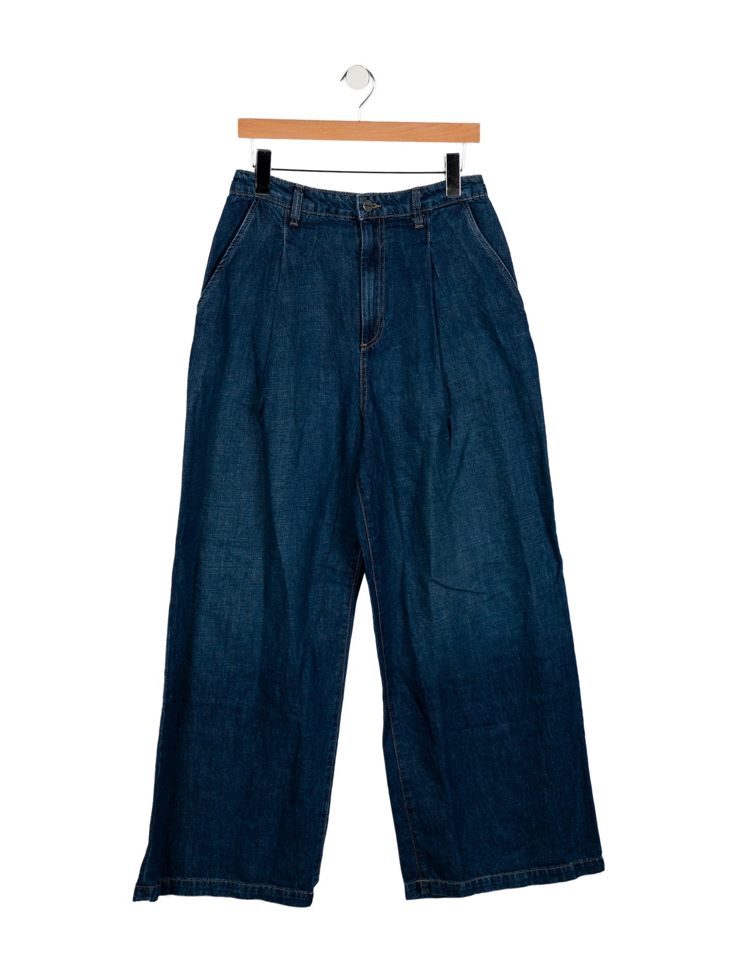 TWP High-Rise Wide Leg Jeans