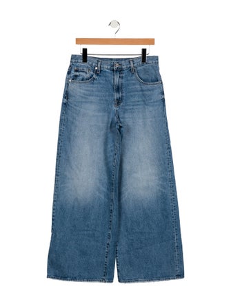 TWP Mid-Rise Wide Leg Jeans