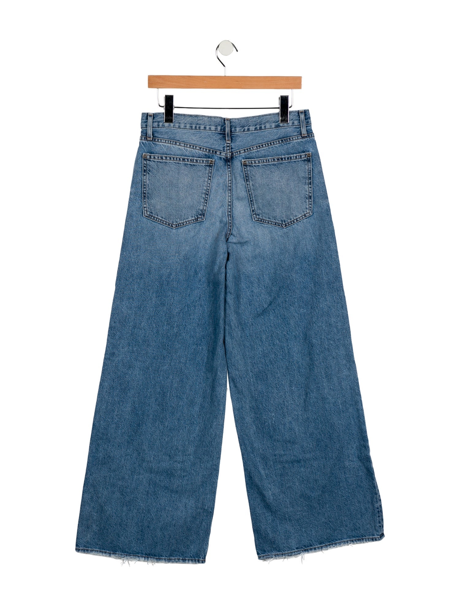 TWP Mid-Rise Wide Leg Jeans