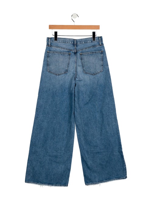 TWP Mid-Rise Wide Leg Jeans
