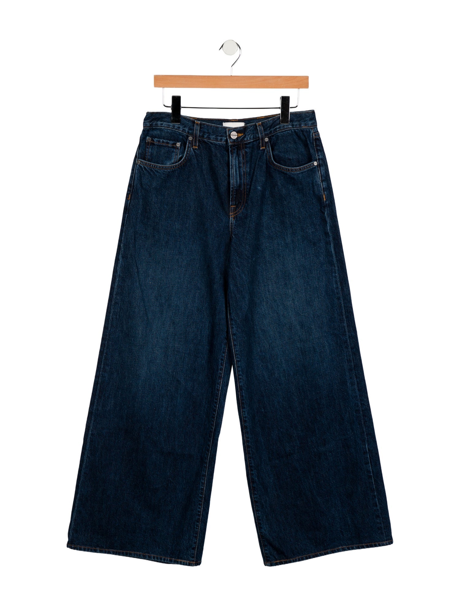 TWP High-Rise Wide Leg Jeans