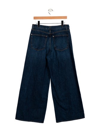 TWP High-Rise Wide Leg Jeans