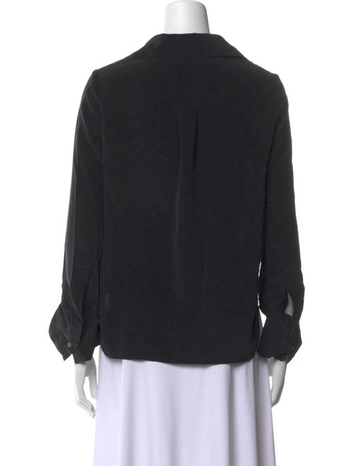 TWP Silk Long Sleeve Button-Up Top